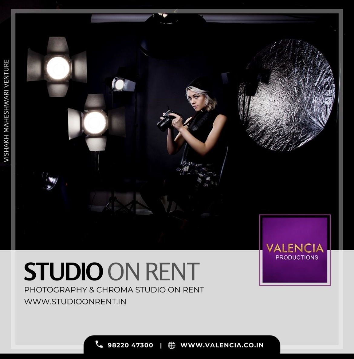 VALENCIA GROUP, BEST PHOTOGRAPHY STUDIO ON RENT IN PUNE,STUDIO ON RENT FOR PHOTOGRAPHERS ,WELL EQUPPED PHOTO STUDIO ON RENT ,PUNES BEST STUDIO ON RENT FOR PHOTOGRAPHERS ,STUDIO AVILABLE FOR RENT START FROM 2000 ONLY