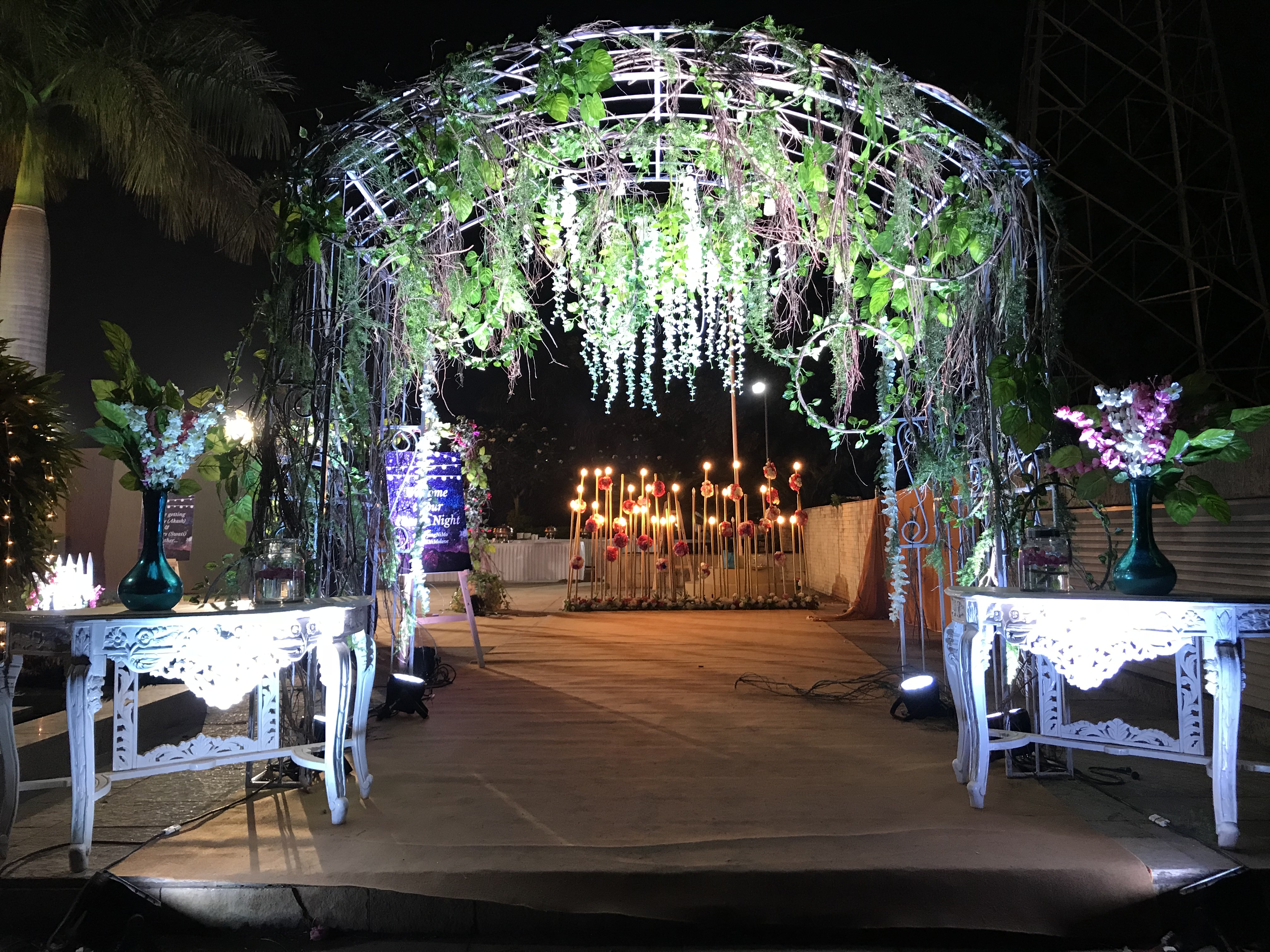 ADORNED WEDDING ENTRANCE | Urban Events | # grand wedding decor in Viman Nagar, # customized decor in Pune, # creative decor ideas for wedding, #event management in Kalyani nagar, # wedding management in PUne. - GL39998