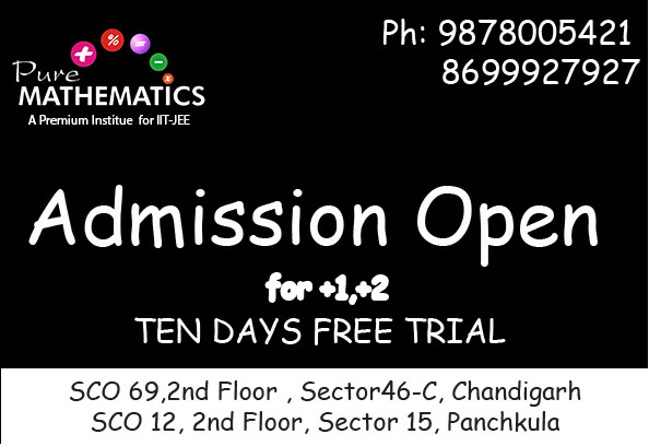 PURE MATHEMATICS, MATH COACHING IN PANCHKULA,BEST MATH COACHING IN PANCHKULA , 12TH MATH COACHING IN PANCHKULA , 11TH MATH COACHING IN PANCHKULA ,TRIGONOMETRIC COACHING IN PANCHKULA