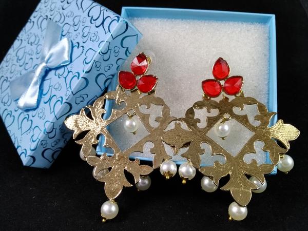 earrings for girls in Lucknow  | IndiHaute | earrings for girls artificial in lucknow , earrings for girls online in lucknow , earrings for saree in lucknow , earrings for wedding in lucknow , earrings for daily wear in lucknow  - GL68001
