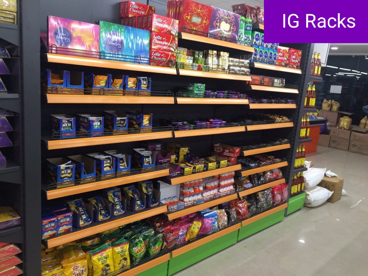 SUPER MARKET RACK  IN   ODISHA |  I G Enterprises | grocery racks , supermarkets racks , display racks - GL104442