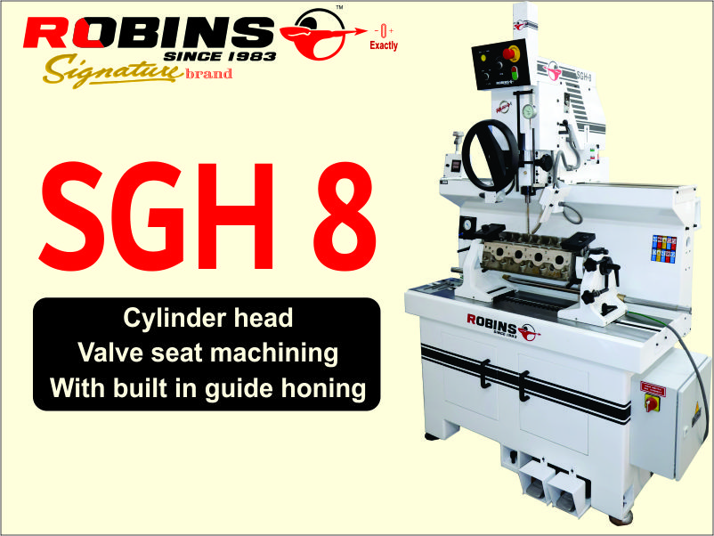 ROBINS SGH8 with built in Guide honing | Robins Machines | SEAT AND GUIDE MACHINES IN Maldives, CYLINDER BORING MACHINES IN Maldives, VALVE GUIDE HONING MACHINES IN Maldives, ENGINE REBUILDING MACHINES IN Maldives, VALVE SEAT AND GUIDE MACHINE IN Maldives - GL119904