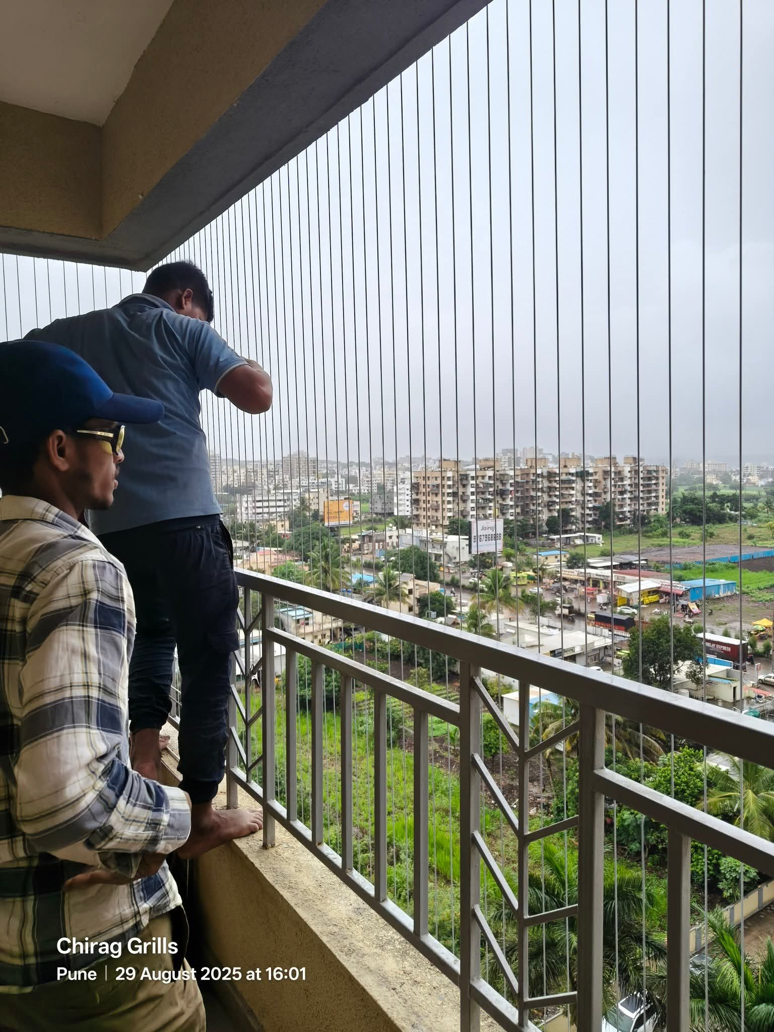 Best invisible grill in baramati rs. 130/sqft | Chirag Invisible Safety Grill | INVISIBLE SAFETY GRILL IN BARAMATI, SS NET IN BARAMATI, WIRE GRILL IN BARAMATI, INVISIBLE GRILL INSTALLATION IN BARAMATI, MODERN GRILL IN BARAMATI, PIGEON NET IN BARAMATI. - GL120397