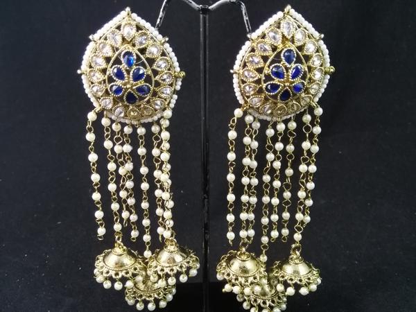 long earrings for girls  | IndiHaute | long earrings for wedding ,  long earrings for wedding indian , long earrings for saree , long earrings for lehenga , long earrings for grown , long earrings for party , long earrings for ladies  - GL89579