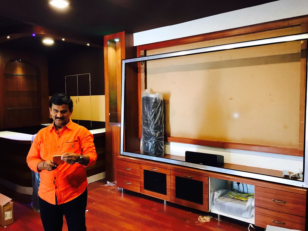 Acoustic Treatment for a Home Theatre in Rajajinagar, Bangalore - JAYSWAL  AGENCIES