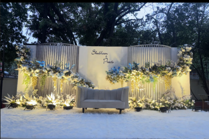 Urban Events, Floral Engagement Backdrop Design , Custom Floral Wedding Planner, Wedding Setup Designer in Pune , Floral Decor in Pune