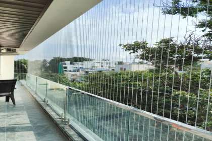 Chirag Invisible Safety Grill, Invisible Grill in Madgaon, Invisible Grill in Margao Goa, Invisible Safety Grill Madgaon, Balcony Invisible Grill Margao, Window Invisible Grill South Goa