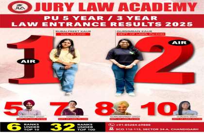 JURY LAW ACADEMY, PU LAW ENTRANCE EXAM 