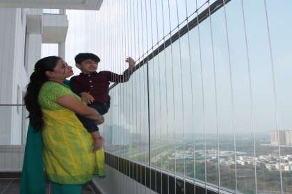 Chirag Invisible Safety Grill, Invisible Grill in Panaji, Invisible Safety Grill Panaji, Balcony Invisible Grill Panaji, Window Invisible Grill Goa, Chirag Invisible Safety Grill Panaji.