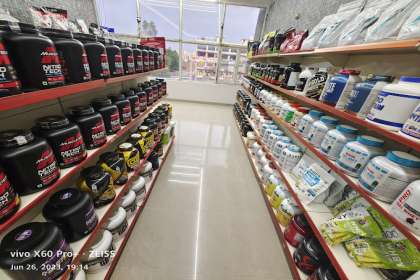  I G Enterprises, Gym supplement rack installation in Jammu,Custom gym racks Jammu,Retail display racks for supplements,Heavy-duty racks for gym stores,Racking solutions in Jammu,IG Enterprises rack manufacturer.