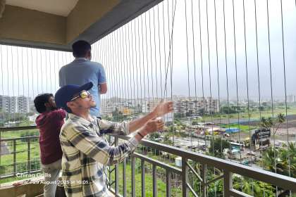 Chirag Invisible Safety Grill, INVISIBLE GRILL IN AHMEDNAGAR, INVISIBLE GRILL SERVICE IN AHMEDNAGAR, INVISIBLE GRILL FITTING IN AHMEDNAGAR, INVISIBLE GRILL OFFICE IN AHMEDNAGAR, SAFETY GRILL SHOP IN AHMEDNAGAR.