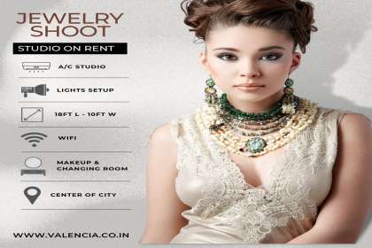 Jewelry Shoot Studio On Rent In Pune - VALENCIA GROUP, JEWELRY SHOOT STUDIO ON RENT IN KOTHRUD, JEWELRY SHOOT STUDIO ON RENT IN BAVDHAN, JEWELRY SHOOT STUDIO ON RENT IN HADPASAR, JEWELRY SHOOT STUDIO ON RENT IN BANER.   