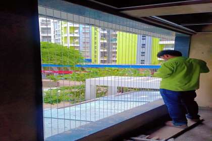 Chirag Invisible Safety Grill, INVISIBLE GRILL IN SATARA, SS GRILL IN SATARA, INVISIBLE NET IN SATARA, WIRE GRILL IN SATARA, ANTI BIRD NET IN SATARA, SAFETY GRILL IN SATARA.