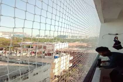 Chirag Invisible Safety Grill, ANTI BIRD NET INSTALLATION IN AKOLA, PIGEON NET INSTALLATION IN AKOLA, ANTI BIRD NET FOR SOCIETY IN AKOLA, PIGEON NET RATE IN AKOLA, BIRD NET FOR BALCONY IN AKOLA.
